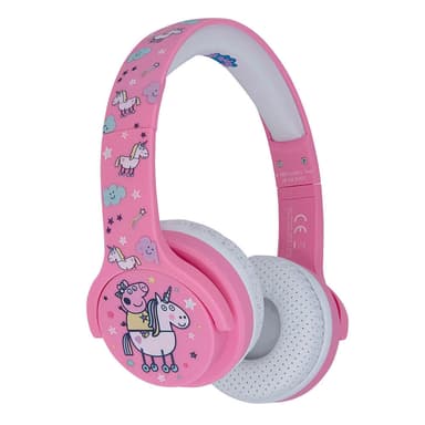 PEPPA GRIS Hodetelefon Junior Bluetooth On-Ear 85dB Trådløs Rosa Unicorn