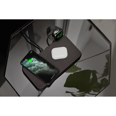 Zens Liberty Qi dual trådløs lader med 16 spoler og tøytopp