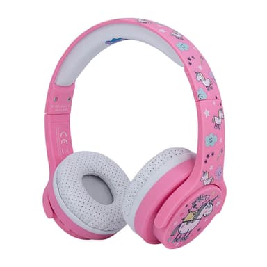 PEPPA GRIS Hodetelefon Junior Bluetooth On-Ear 85dB Trådløs Rosa Unicorn