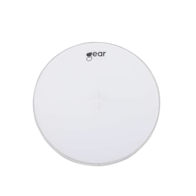 GEAR Trådløs QI Lader 220V  5W 0,5-1A Hvit