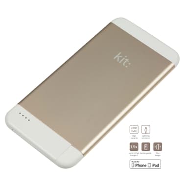 KIT Powerbank 4100mAh MFI  Lightning 2,1A Gull