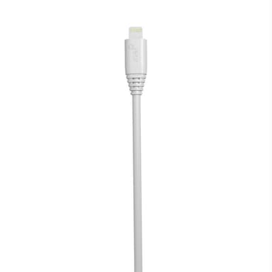 GEAR Synkkabel Lightning 2m Hvit MFI Rund Kabel