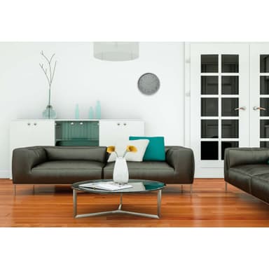 HAMA Veggklokke Elegant Sølv/Grå