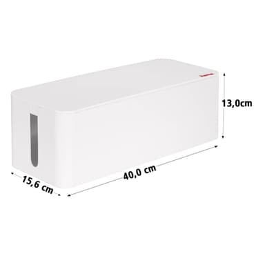 HAMA Kabelboks Maxi Hvit