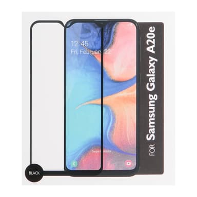 GEAR Herdet Glass 3D Full Cover Svart Samsung A20e