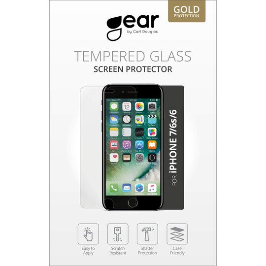 GEAR Herdet Glass 2.5D iPhone6/6S/7/8