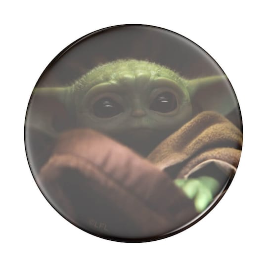 POPSOCKETS Star Wars Baby Yoda Avtagbart Grip med stativfunksjon Premium