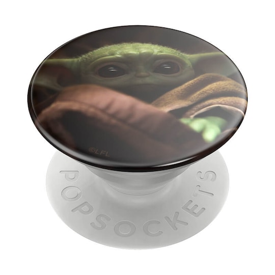 POPSOCKETS Star Wars Baby Yoda Avtagbart Grip med stativfunksjon Premium