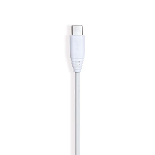 GEAR Ladekabel USB-C 2.0 0.3m Hvit Rund Kabel - Elkjøp