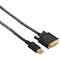 HAMA Kabel DisplayPort-DVI Gull Svart 1.8m