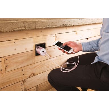 KIT PLATINUM Lader 220V 2xUSB  3.4A Rosegold
