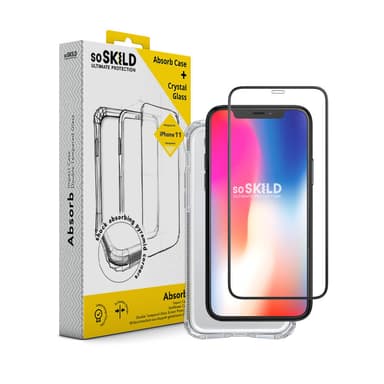 SOSKILD Mobildeksel Absorb 2.0 Impact Case Bundle iPhone 11  Inkl.Temp. Glass Skjermbeskyttelse