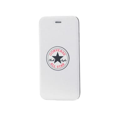 CONVERSE iPhone6 Plus Booklet Hvit Canvas