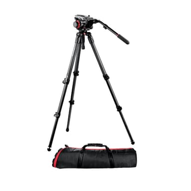 MANFROTTO Stativkit Video 504HD,535K Väska Kolfiber