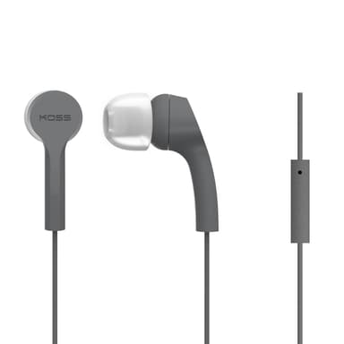 KOSS Øreplugger KEB9iGRY Grå In-Ear med one touch mic