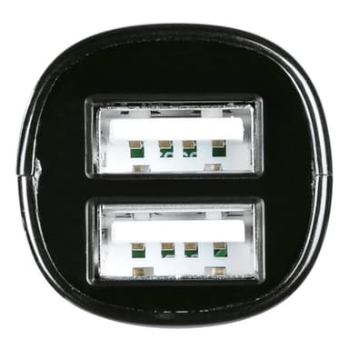 HAMA Lader 12/24V 2xUSB 4,8A Svart