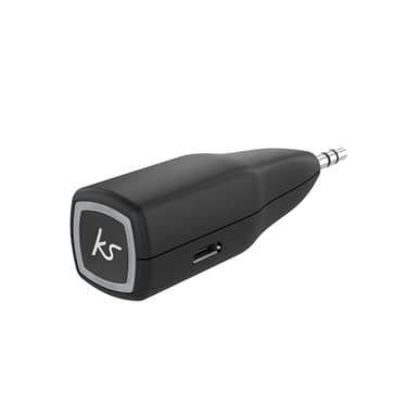 KITSOUND 3,5mm BT Mottaker  MyJack2 Trådløs Svart 10h Batteritid Mic
