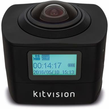 KITVISION Actionkamera Immerse 360 Panorama FHD 1440P WiFi