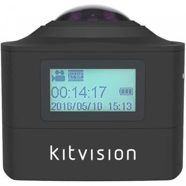 KITVISION Actionkamera Immerse 360 Panorama FHD 1440P WiFi