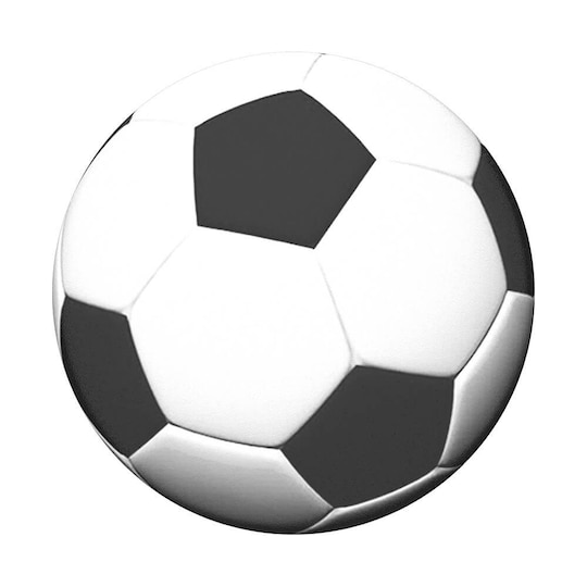 POPSOCKETS Soccer Ball Avtagbart Grip med stativfunksjon Premium