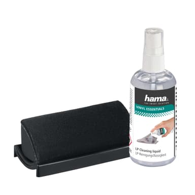 HAMA Rengjøringskit Vinylplater Børste og Rengjøringsmiddel 100 ml