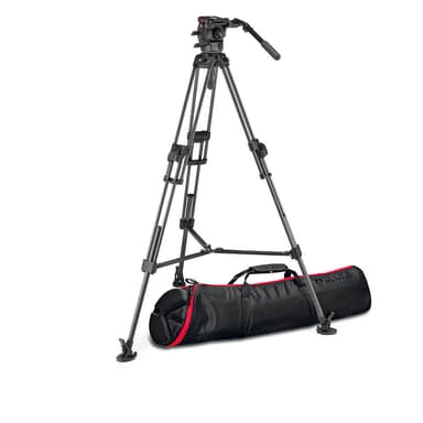 MANFROTTO Stativkit Video 526 + 645 Fast Twin MS 2 in 1 Karbonfiber