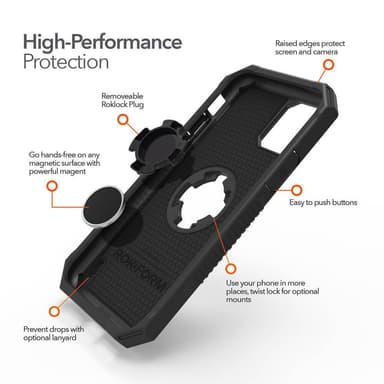 ROKFORM Mobildeksel Rugged Mountsystem Svart iPhone 11