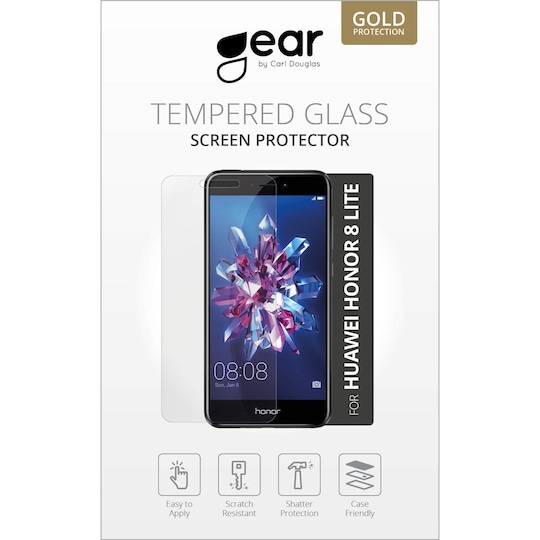 GEAR Herdet Glass 2.5D Huawei Honor 8 Lite