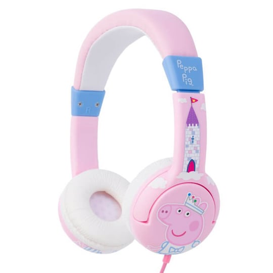 PEPPA GRIS Hodetelefon Junior On-Ear 85dB Prinsesse Peppa