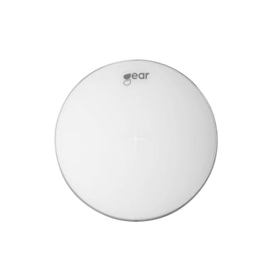 GEAR Trådløs QI Lader 220V  10W 2A Hvit