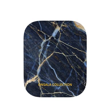 ONSALA COLLECTION Airpods Etui Black Galaxy Marble