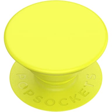 POPSOCKETS Neon Jolt Yellow Avtagbart Grip med stativfunksjon