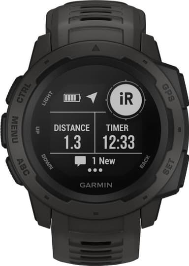 Garmin Instinct Graphite - Sportsklokke