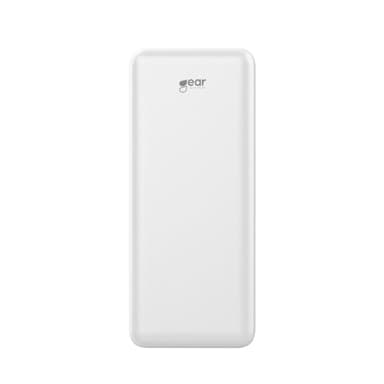 GEAR Powerbank 20 000mAh LiPolymer Ultracompact 2.1A 1xUSB-C 2xUSB-A 1xMicroUSB Hvit