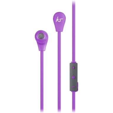 KITSOUND Øreplugger Bounce Lilla In-Ear Trådløs Mic