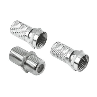 HAMA Adapter SAT-sett F-kontakt ST