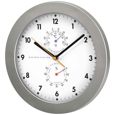 HAMA Veggklokke PG-300 DCF Med Thermometer/Hygrometer
