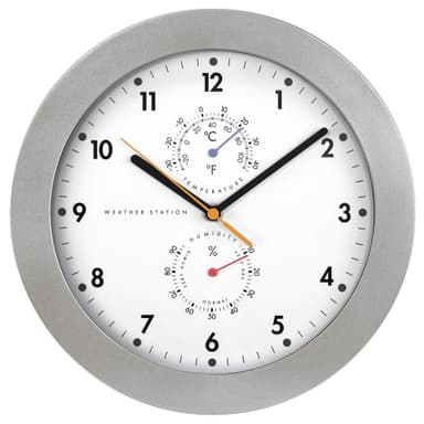 HAMA Veggklokke PG-300 DCF Med Thermometer/Hygrometer