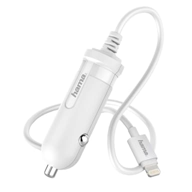 HAMA Lightning Lader 12V 1A Hvit