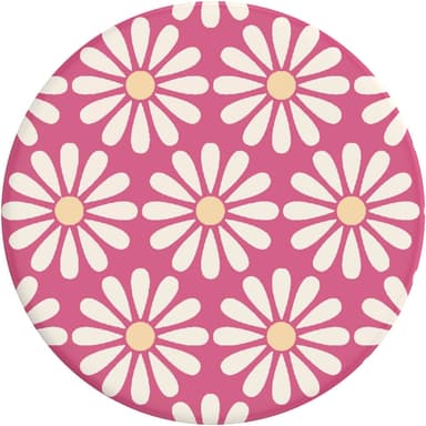POPSOCKETS Daisy Mod Pink Avtagbart Grip med stativfunksjon