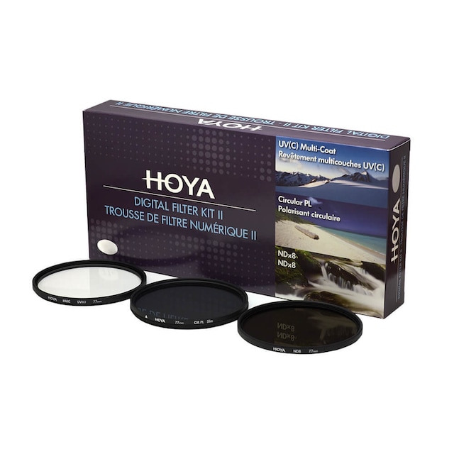 HOYA Filterkit UV(C) Pol.Circ. NDx8 46mm.