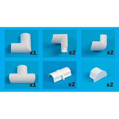 D-LINE Adapter Kit 20x10mm Hvit