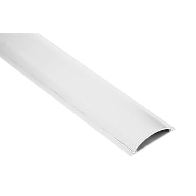 HAMA Golvkabelkanal Halvcirkulär 7x2.1 Vit 1m