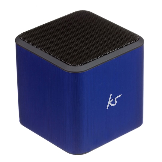 KITSOUND Høyttaler Cube Blå 3,5mm