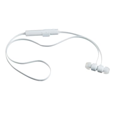 KITSOUND Øreplugger Ribbons Hvit In-Ear Trådløs Mic