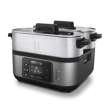 MORPHY RICHARDS Dampkoker Intellisteam Brushed Steel