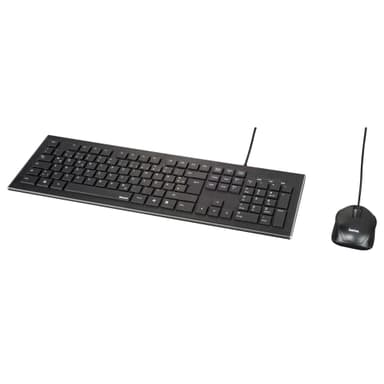 HAMA Tastatur og Mus Cortino Svart