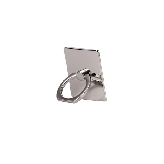 GEAR MobilRing Sølv Metal Shine Fingerholder med Stativfunksjon