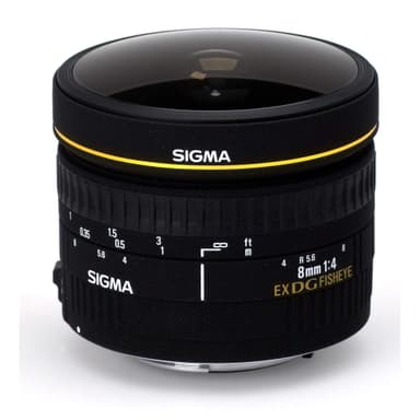 SIGMA AF 8mm f/3,5 DG Fisheye EX CIRKULÄR CANON