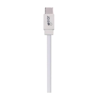 GEAR Synkkabel USB-C 3.1 2m Hvit gen2 for Mac/Ultrabooks